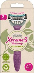 Wilkinson EXTREME3 Beauty ECO Green 4 db-os női eldobható borotva (10/karton)