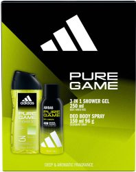 Adidas Pure Game férfi deospray 150 ml + tusfürdő 250 ml (6/karton) Adidas Pure Game férfi deospray 150 ml + tusfürdő 250 ml (6/karton)
