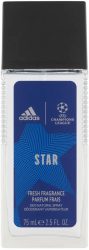 Adidas UEFA 10. Deo Natural Spray férfi 75ml Star Edition (12/karton)