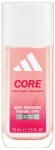   Adidas Core Deo Natural Spray 75 ml női (3/zsugor, 12/karton)