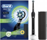   Braun Oral-B PRO 750 Black Cross Action + útitok Elektromos fogkefe (6/karton)