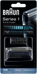 Braun Combi-pack 10 B Series-1 Black szita és kés egyben