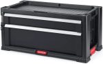 Keter 2 fiókos tároló Tool Chest Fekete/piros (2/karton)
