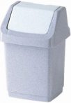 Curver Click-It Trash Can 9 L Luna/Granite (12/carton)