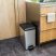 Curver "Slim Bin" Trash Can with Pedal 40l black/silver