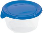   Curver Fresh&Go Food Container 0,5L Round Dark Blue/Transparent (6/carton)