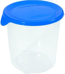 Curver Fresh&Go Food Container 1L Round Dark Blue/Transparent (6/carton)