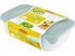 Curver F&G Food Container Set of 3 (0,5+1+2L) Square Various colours (grey, peach, menta) (6/carton)