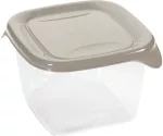  Curver Fresh&Go Ételtartó 0,45L Szögletes Homok/Átlátszó (6/karton)