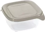   Curver Fresh&Go Ételtartó 0,8L Szögletes Homok/Átlátszó (6/karton)