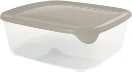 Curver Fresh&Go Ételtartó 2,9L Szögletes Homok/Átlátszó (4/karton)