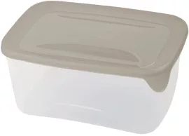 Curver Fresh&Go Ételtartó 5L Tégla Homok/Átlátszó (6/karton) Curver Fresh&Go Ételtartó 5L Tégla Homok/Átlátszó (6/karton)