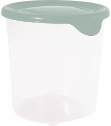 Curver Fresh&Go Ételtartó 1L Kerek Zöld/Átlátszó (6/karton)