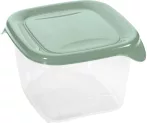   Curver Fresh&Go Ételtartó 0,45L Szögletes Zöld/Átlátszó (6/karton)