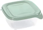   Curver Fresh&Go Ételtartó 0,8L Szögletes Zöld/Átlátszó (6/karton)