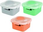   Curver Smart to Go Square Food Container 1,1l Various colours (grey, peach, mint) (6/carton)