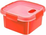 Curver Smart ECO Micro Square Steamer 1,1l  RED (6/carton)