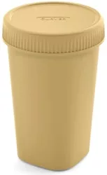 Curver Csavaros Tetejű pohár 0,5l sárga (8/karton)