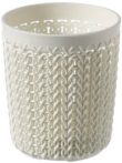   Curver Knit Round Organiser "S" 0,6l Cream (8/carton)