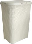 Curver Natural Style Laundry Basket 60l Cream (4/carton)