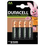   DURACELL LSD B4 AA 2500 mAh Rechargeable Battery 4 pcs (10/carton)