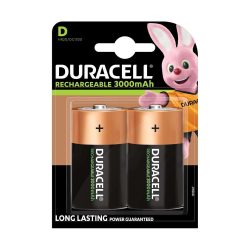 DURACELL HR 20 B2 D NiMH 3000 mAh Rechargeable Battery 2 pcs (10/carton)