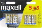 Maxell 2400 LR03 AAA Battery 5+5 pcs  (10pcs) (20/carton)