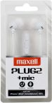 Maxell Plugz + MIC fehér fülhallgató (8/karton)