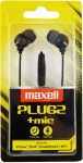 Maxell Plugz + MIC fekete fülhallgató (8/karton)