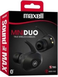 Maxell Mini Duo TWS BT vezeték nélküli fülhallgató fekete