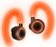 Maxell EB-BTTWSH BT TWS HALO Sport vezeték nélküli fülhallgató fekete