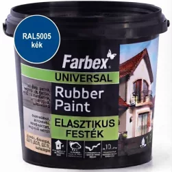 Farbex "Rubber Paint" 1,2 kg kék (RAL5005) univerzális elasztikus festék (6/karton) Farbex "Rubber Paint" 1,2 kg kék (RAL5005) univerzális elasztikus festék (6/karton)