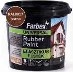   Farbex "Rubber Paint" 1,2 kg barna (RAL8017) univerzális elasztikus festék (6/karton)
