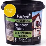   Farbex "Rubber Paint" 1,2 kg sárga (RAL1021) univerzális elasztikus festék (6/karton)