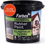   Farbex "Rubber Paint" 1,2 kg narancssárga (RAL2008) univerzális elasztikus festék (6/karton)