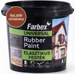   Farbex "Rubber Paint" 3,5 kg vörösbarna (RAL3009) univerzális elasztikus festék