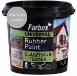   Farbex "Rubber Paint" 3,5 kg szürke (RAL7046) univerzális elasztikus festék