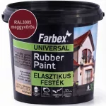   Farbex "Rubber Paint" 3,5 kg meggyvörös (RAL3005) univerzális elasztikus festék