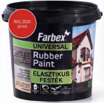   Farbex "Rubber Paint" 3,5 kg piros (RAL3020) univerzális elasztikus festék
