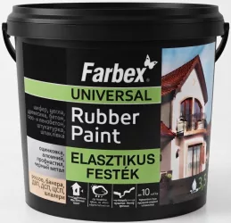 Farbex "Rubber Paint" 3,5 kg C Bázis univerzális elasztikus festék Farbex "Rubber Paint" 3,5 kg C Bázis univerzális elasztikus festék