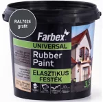   Farbex "Rubber Paint" 3,5 kg grafit (RAL7024) univerzális elasztikus festék