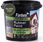   Farbex "Rubber Paint" 3,5 kg khaki (RAL6003) univerzális elasztikus festék