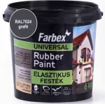   Farbex "Rubber Paint" 6 kg grafit (RAL7024) univerzális elasztikus festék