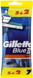 Gillette Blue II Plus Ultra Grip 5+2 db-os férfi eldobható borotva (8/karton)