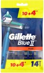 Gil.Blue II Plus 10+4 férfi eldobható borotva (20/karton)
