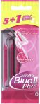 Gillette Blue II Plus For Women 5+1 db (24/karton)
