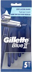 Gillette Blue II Regular 5's LH Kelly férfi eldobható borotva (24/karton)