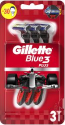 Gillette Blue3 Plus Piros eldobható borotva 3 db (6/doboz, 12/karton) Gillette Blue3 Plus Piros eldobható borotva 3 db (6/doboz, 12/karton)