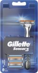 Gillette Borotva Készülék Sensor3 + 6 betét (6/karton)