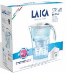   LAICA Stream Line fehér vízszűrő kancsó 1 db Magnéziumos bi-flux szűrőbetéttel (6/karton)